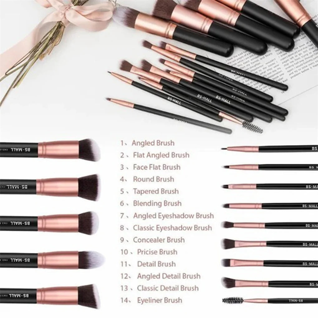 14 Pcs Makeup Brush Set